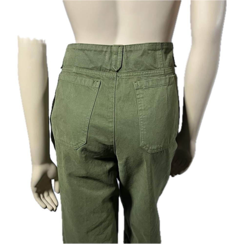 NWT Sandro Sahara Army Green Twill Trouser pants - Picture 8 of 13